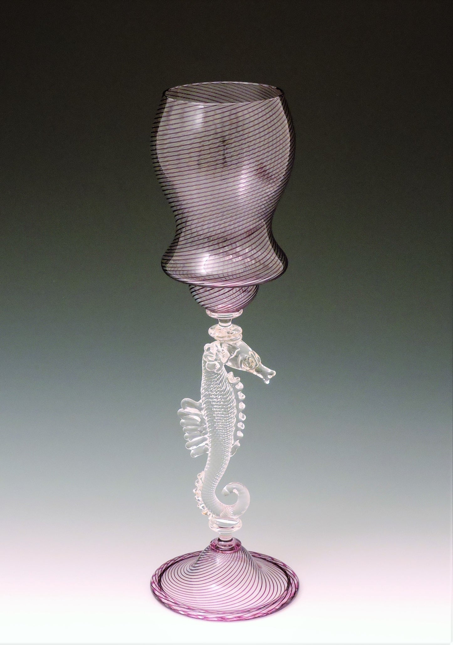 Seahorse Amethyst Goblet