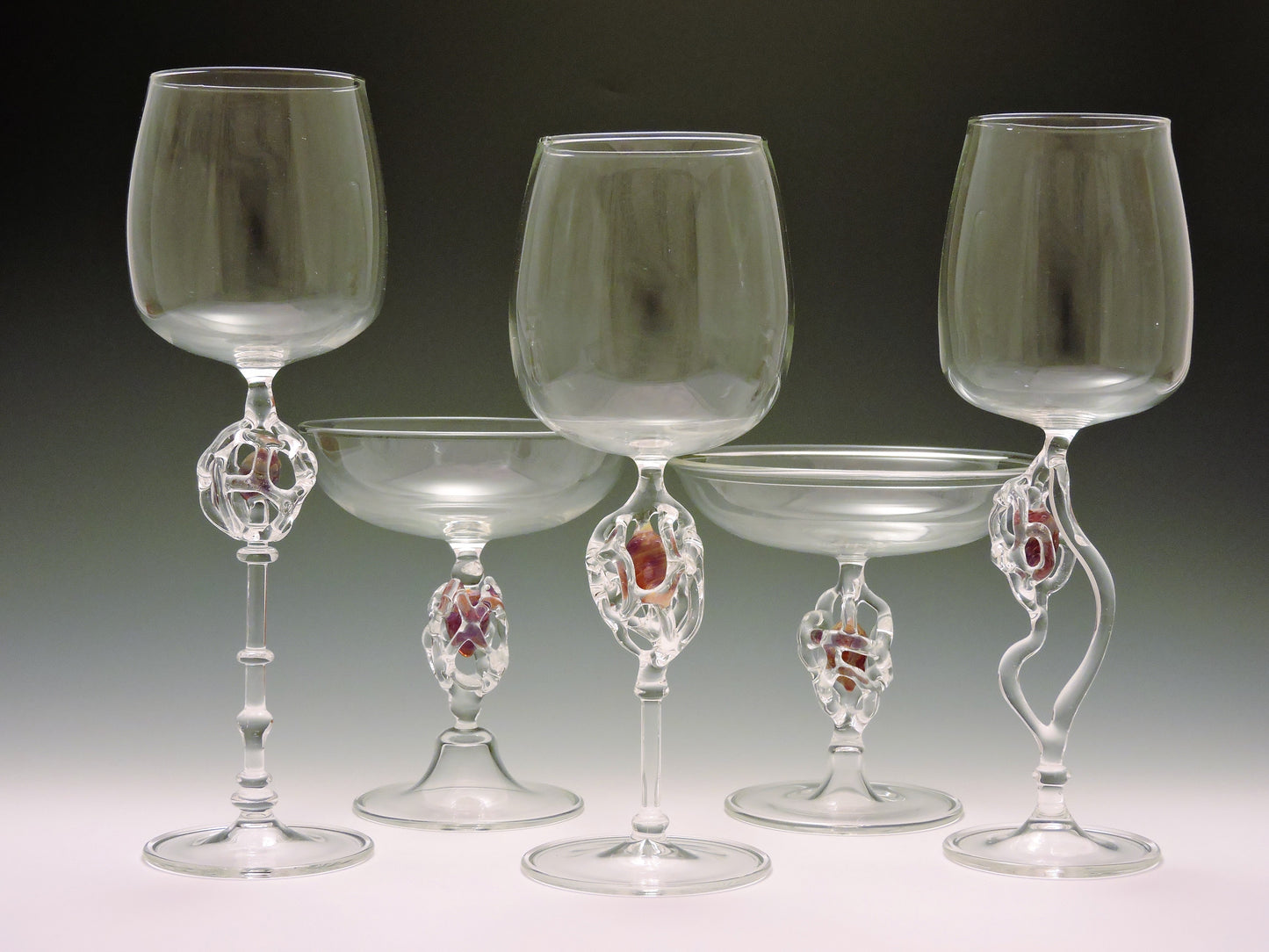 Caged Hearts Goblet (Set of 5)